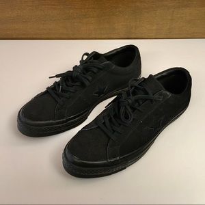 New Converse CTAS lo One Star black suede size 12M